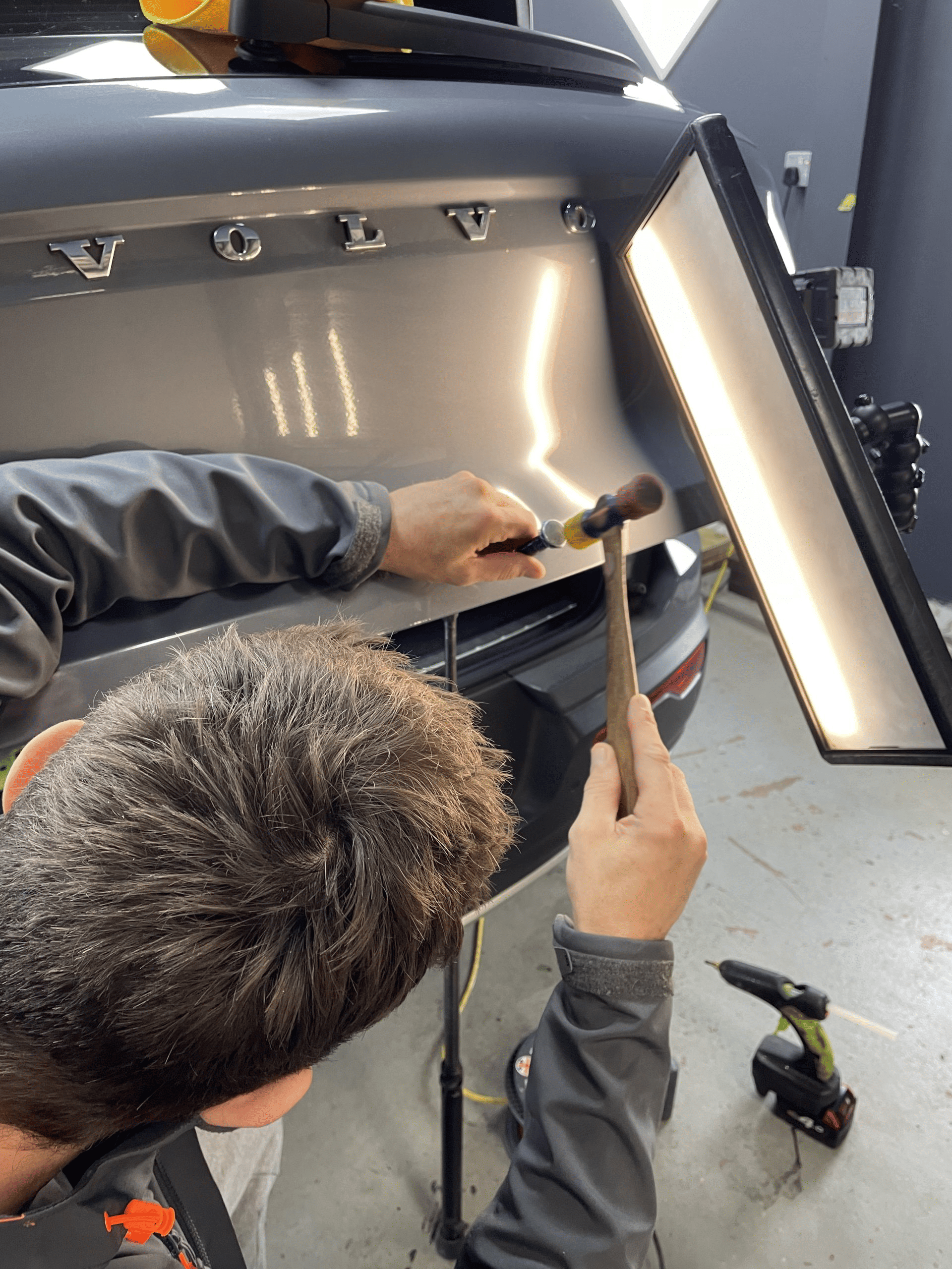 Удаление вмятин без покраски 